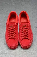 classic puma rihanna chaussures baskets basses all red